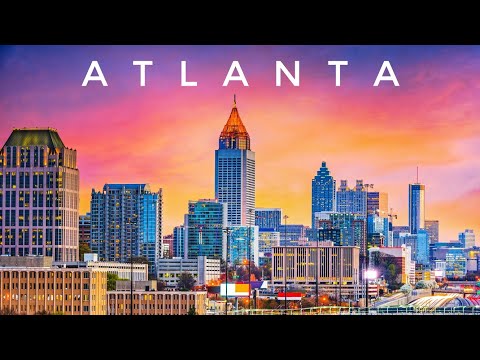 Atlanta City In Georgia USA 🇺🇸 In 4K |