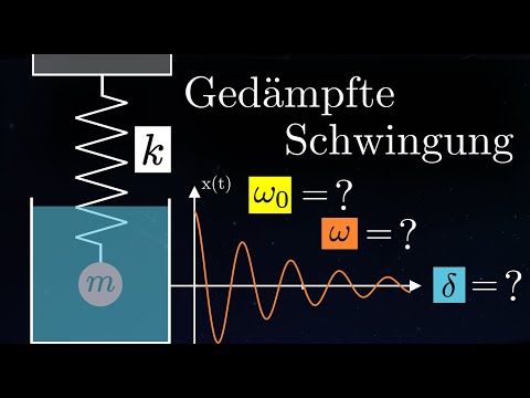 Beispielaufgabe zur Gedämpften Schwingung | Schwingungen (9 von 12)