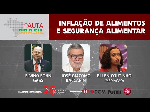 #aovivo | Inflação de alimentos e segurança alimentar | Pauta Brasil