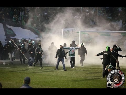Match suspended - Panathinaikos vs. Olympiakos (21.11.15)