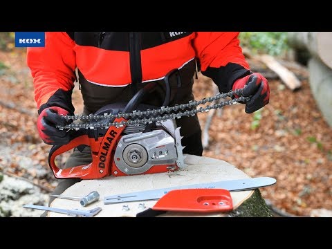 Die passende Sägekette und Führungsschiene bei KOX finden