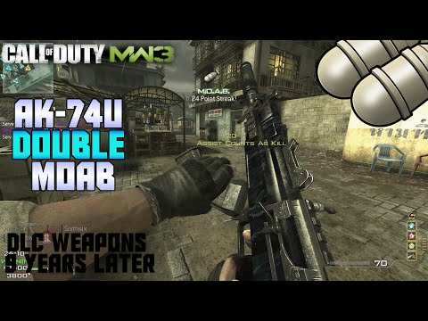 AK-74U DOUBLE MOAB ON PLUTOMW3! - DLC Weapons 9 years Later -Modern Warfare 3