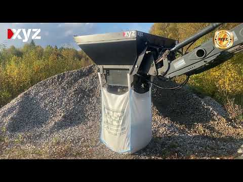 XYZ big-bag fylder med SMS-Trima-beslag