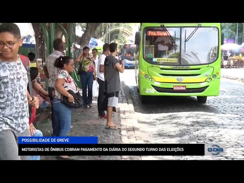 Motoristas de ônibus cobram pagamento da diária do segundo turno das eleições 15 11 2022
