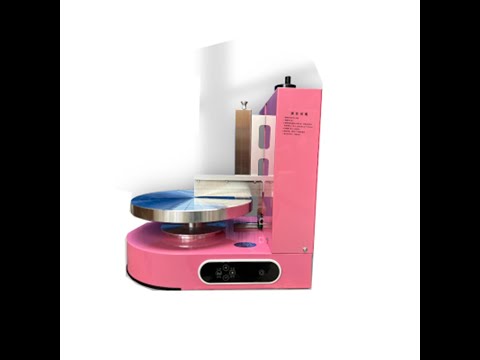Birthday Cake Cream Smooth Coating Decoration Machine Cake Butter Cream Spreading Machine