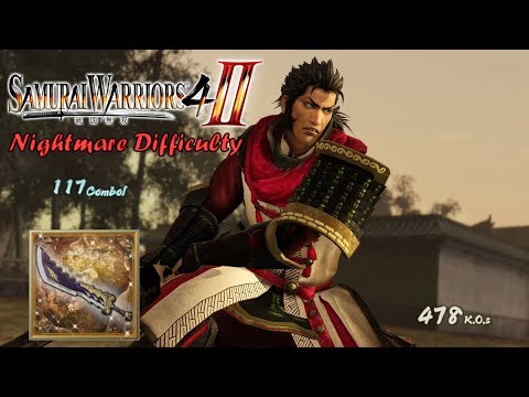 Sakon Shima - Rare Weapon (Nightmare Difficulty) | Samurai Warriors 4-II