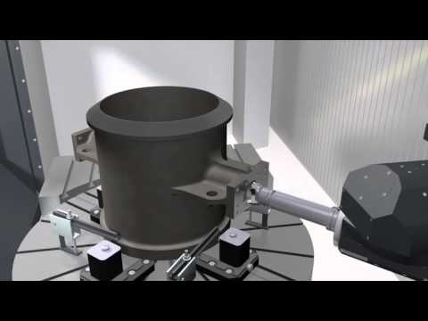 Machining of valve seats for triple eccentric butterfly valves 