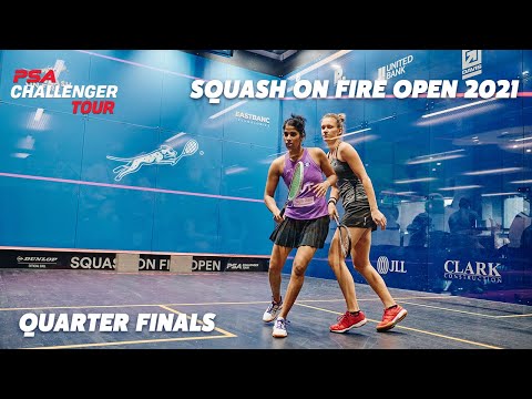 Live Squash: 2021 Squash On Fire Open - Quarter Finals