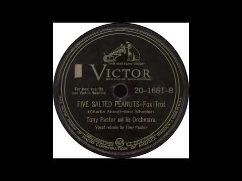 Victor 20 1661-B - Five Salted Peanuts - Tony Pastor and his Orchestra