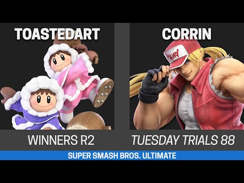 Tuesday Trials 88 SSBU Winners R2 - ToastedArt (Ice Climbers) vs Corrin (Terry, Little Mac)