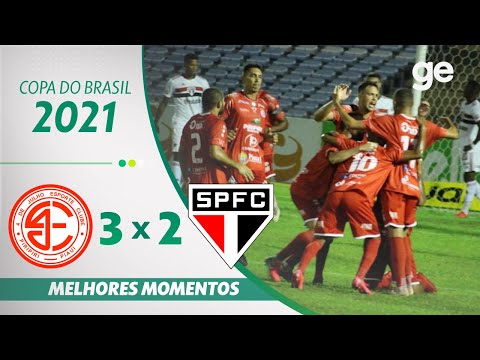 4 DE JULHO 3 X 2 SÃO PAULO | MELHORES MOMENTOS | 3ª FASE COPA DO BRASIL 2021 | ge.globo