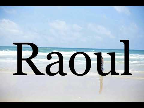 How To Pronounce Raoul🌈🌈🌈🌈🌈🌈Pronunciation Of Raoul