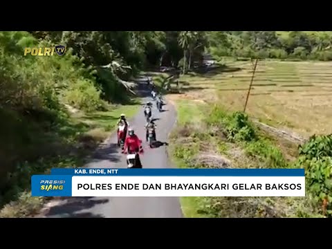 POLRES ENDE DAN BHAYANGKARI GELAR BAKSOS DI DESA MBOTULAKA, SAMBUT HARI BHAYANGKARA KE-79