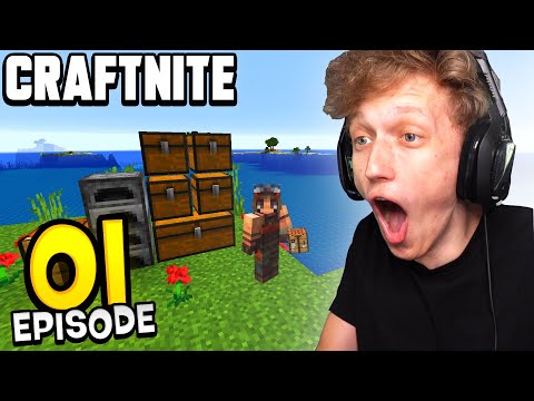 Craftnite: Episode 1 - I JOINED CRAFTNITE! (my new server)