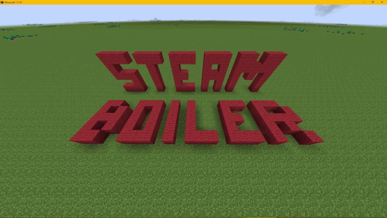 Tekxit Tutorials - Steam Boiler