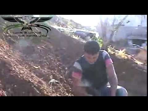 التصدي لقوات النظام في بلدة عتمان في ريف درعا من قبل كتيبة صياد الأسود