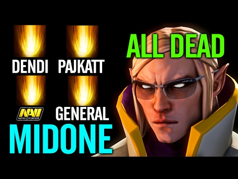 MidOne Invoker Sunstrike All DEAD vs Dendi  Team Secret vs Navi 7.00 Dota2 Pro