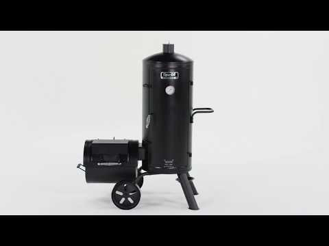 Dyna-Glo Signature Series DGSS1382VCS-D Heavy Duty Vertical Offset Charcoal Smoker Grill