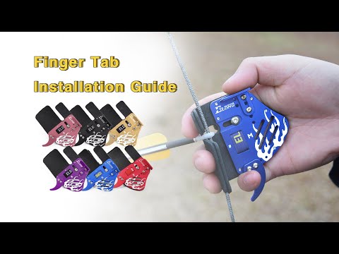 Archery Finger Tab Installation Guide