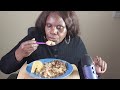Honey Cornbread Dirty Rice ASMR Eating Sounds Honey Cornbread Dirty Rice ASMR Eating Sounds