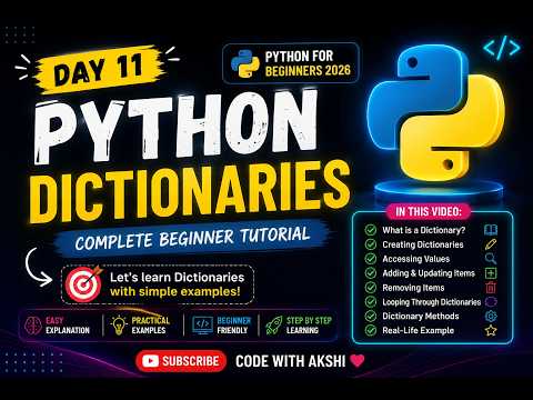Python Dictionaries In Python Python Tutorial For Beginners 2026 Day 11shortfeed