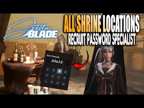 Stellar Blade - Recruit Password Specialist ALL SHRINE LOCATIONS La Vie en Rose Nano Suit