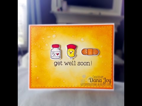 Lawn Fawn Get Well Soon Card - TUTORIAL VIDEO