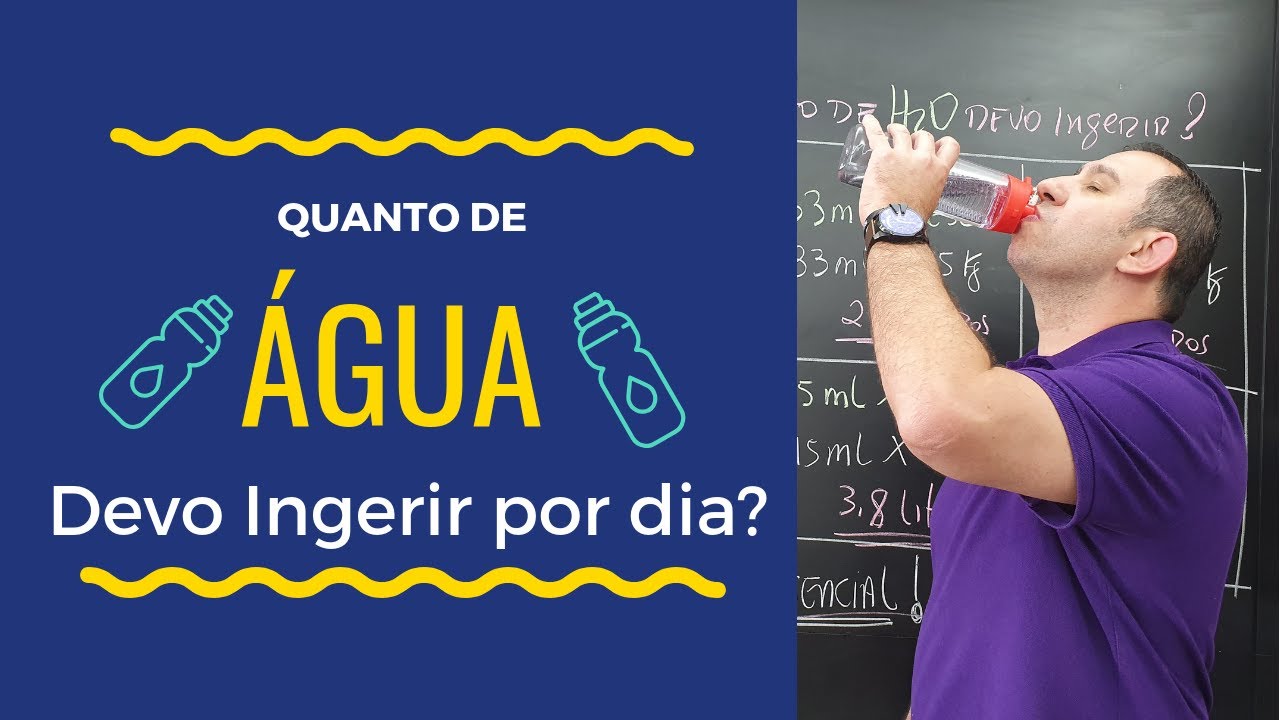 Quantos Litros de água devo tomar por dia?