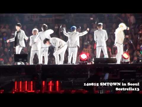【Fancam】140815 SMTOWN Seoul ～Shake it up &Oppa Oppa～ Super Junior