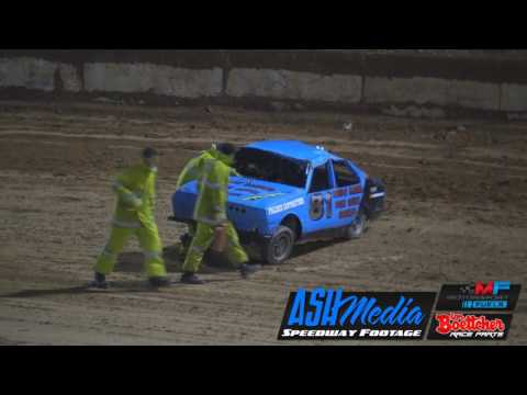Junior Sedans: Lincoln Coleman Rollover - Albany Speedway