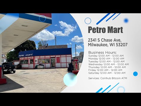 Bitcoin ATM Milwaukee - Coinhub ($25,000 Daily Limits) — 2341 S Chase Ave, Milwaukee WI 53207, USA
