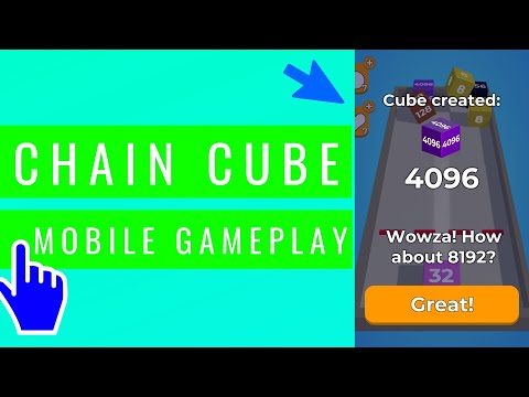 Chain Cube: 2048 4096 SCORE - iOS Android Mobile Gameplay - YouTube