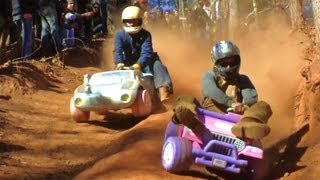 EXTREME BARBIE JEEP RACING 2012