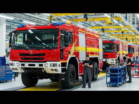 Thumbnail for How Rosenbauer Panther Airport Fire Trucks Are Made | Inside the Crash Tender Factory (Full Process) by Rosenbauer