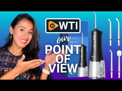 Operan Water Flossers for Teeth Cleaning Upgraded 300ml Cordless Water Dental Flossers Portable Rechargeable Oral Irrigator with 4 Modes 4 Jet Tips IPX7 Waterproof Water Floss for Home Travel - WTI product video review