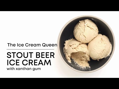 🍺💥 Stout Beer Ice Cream - Dark and luscious, with out-of-this-world flavour!