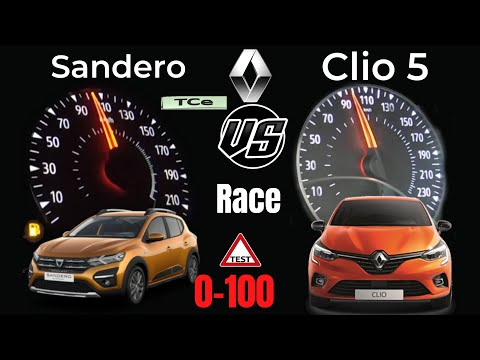 Thumbnail for Sandero Stepway 1.0 Tce (Eco-G) VS Renault clio 5 1.0 Tce 100 Hp 0-100 Hız Test acceleration Battle by Renault