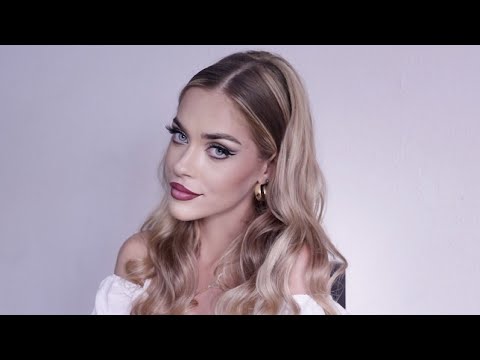 HALF UP HALF DOWN HOLIDAY HAIRSTYLE TUTORIAL