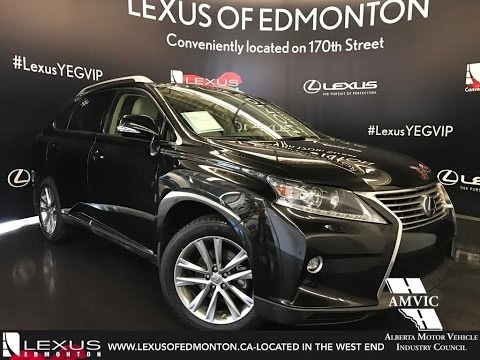 Used 2015 Black Lexus RX 350 AWD Sportdesign Edition Walkaround Review | Ponoka Alberta