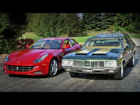 1970 Oldsmobile Cruiser vs 2012 Ferrari FF Family Cruisers