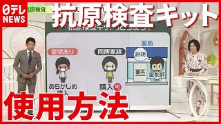 【使い方】「抗原検査キット」薬局での販売解禁…どう使う?