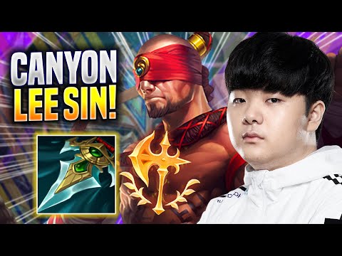 CANYON IS SO GOOD WITH LEE SIN! - DK Canyon Plays Lee Sin JUNGLE vs Kindred! | Preseason 2023