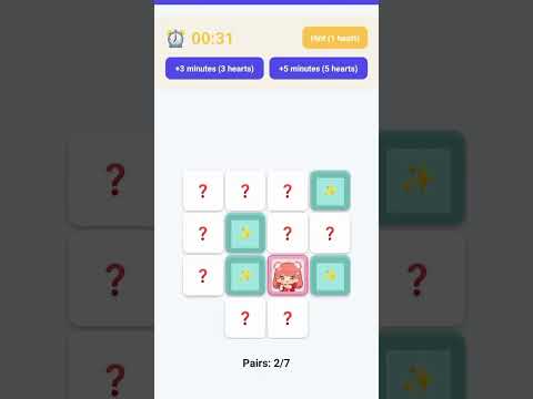Cute Chibi Match Pair Game