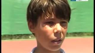 Rafael Nadal (12 years old) Roland Garros Champion - Highlights and Interview