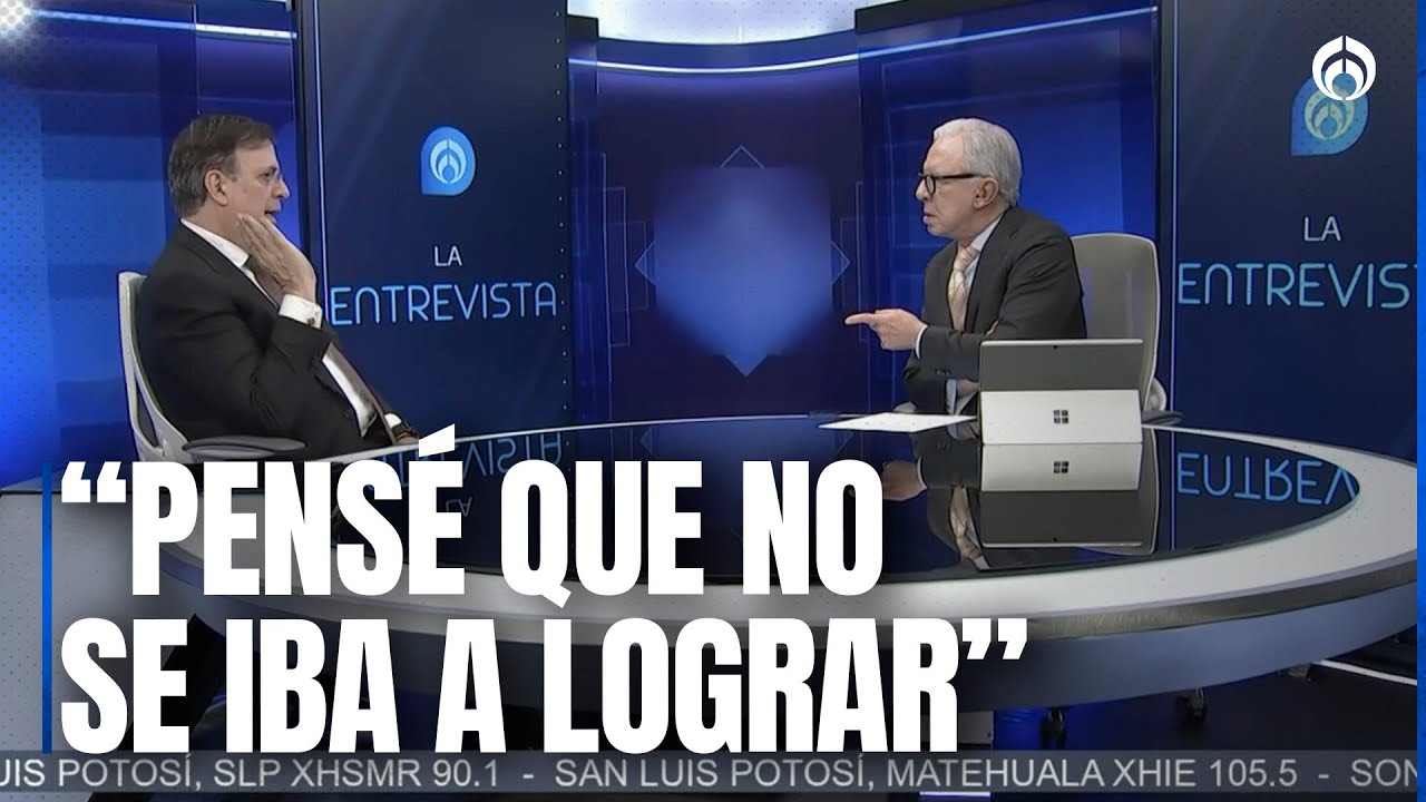 Sheinbaum persuadió a Trump y ha construido una relación con él: Ebrard