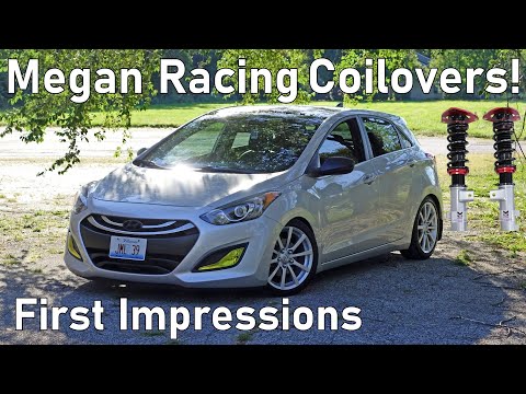 Megan Racing Street Series Coilovers: First Impressions! | Hyundai Elantra GT