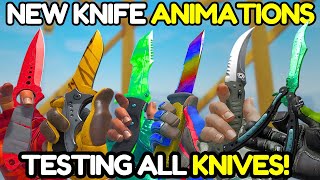 NEW Knife ANIMATIONS in CS2 (Testing ALL Knives After New Update)