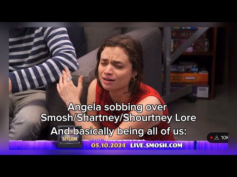 Angela sobbing over Smosh/Shartney/Shourtney Lore and basically being ALL of us