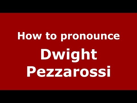 How to pronounce Dwight Pezzarossi (Spanish/Argentina) - PronounceNames.com