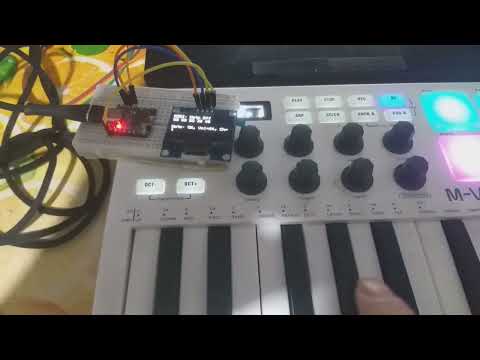 BLE MIDI Host ESP32C3 SuperMini